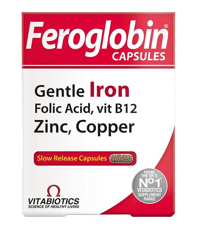 VITABIOTICS | FEROGLOBIN CAPSULES GENTLE IRON